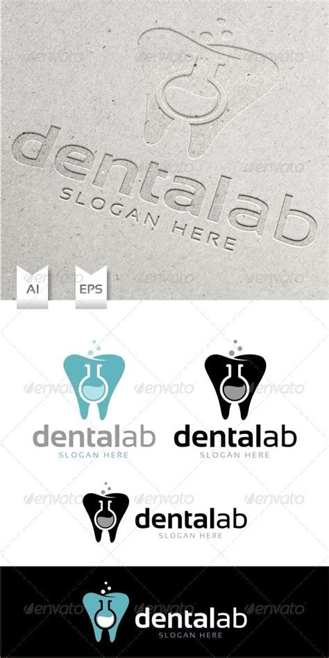 Dental Lab Logo Template Object Logo Design Template Created By