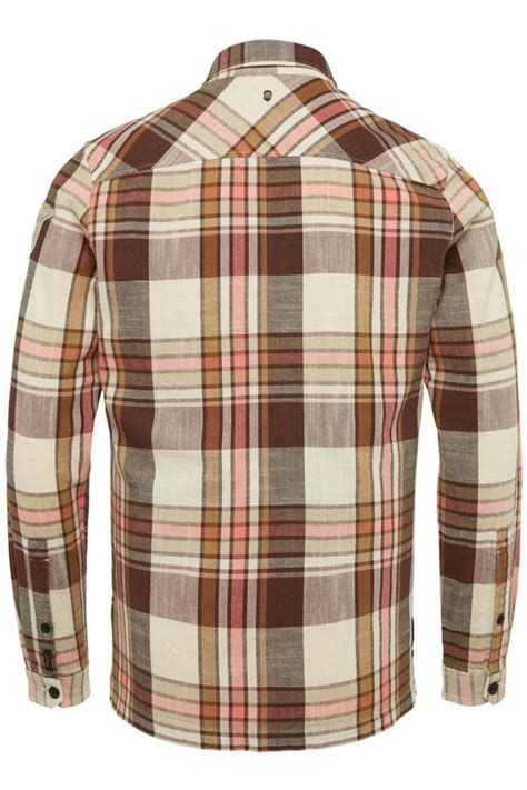 Long Sleeve Flanel Shirt Psi2211227 Pme Legend Overhemd 8177