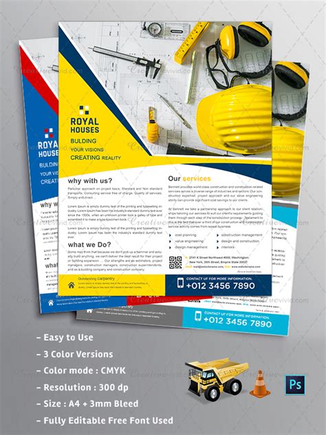 31 Construction Flyer Templates Free And Premium Download