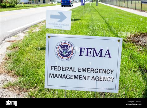 Florida Immokalee Fema State Disaster Recovery Center Centre Sign Hi