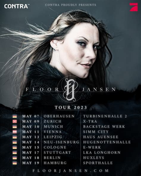 NIGHTWISH Vocalist FLOOR JANSEN Announces 2023 Solo Tour For Germany