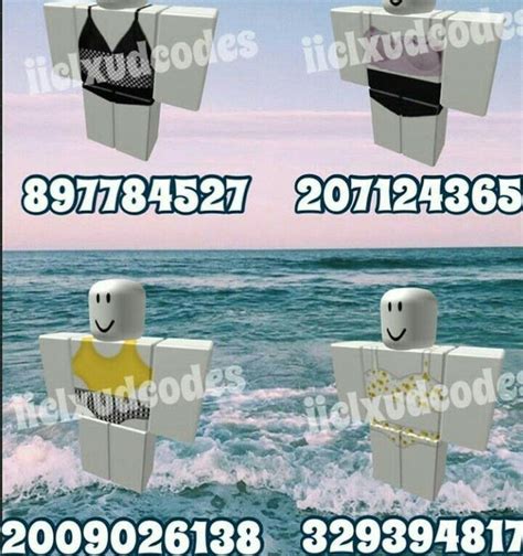 Roblox Swimsuit Codes 2020