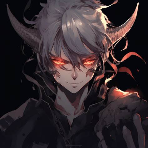 Full View Of Demon King Unique Demonic Anime Pfp Image Chest Free