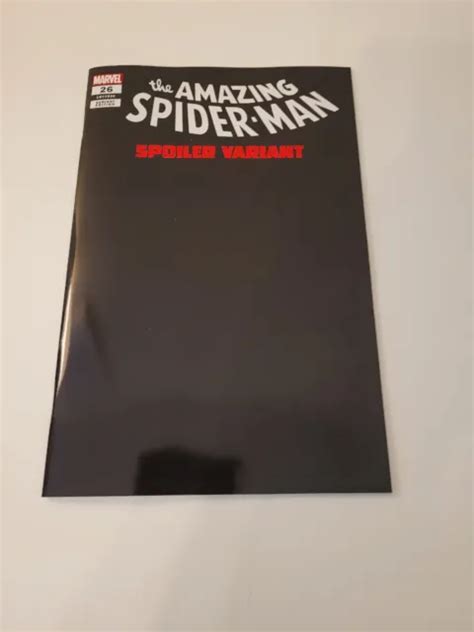 Amazing Spider Man 26 Gary Frank Spoiler Variant Comic Book ~ Marvel