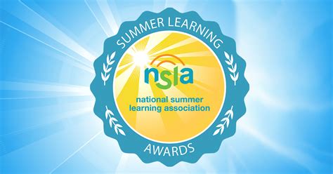 Summer Learning Awards National Summer Learning Association