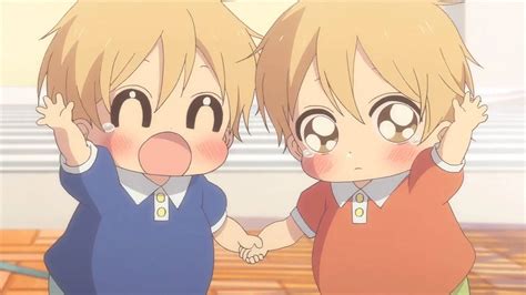 Download Two Adorable Anime Kids Wallpaper