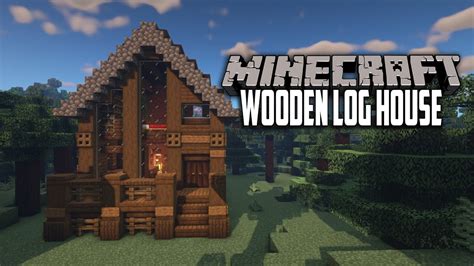 Как ПОСТРОИТЬ ОЧЕНЬ УЮТНЫЙ Дом в ЛЕСУ Wooden Log Cabin In Minecraft