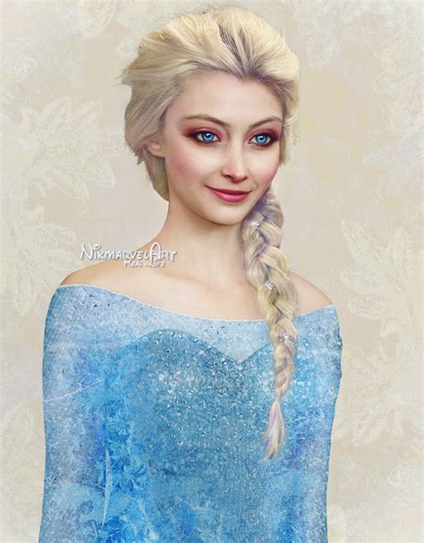 Real Disney Elsa By Nikmarvel On Deviantart Disney Elsa Elsa