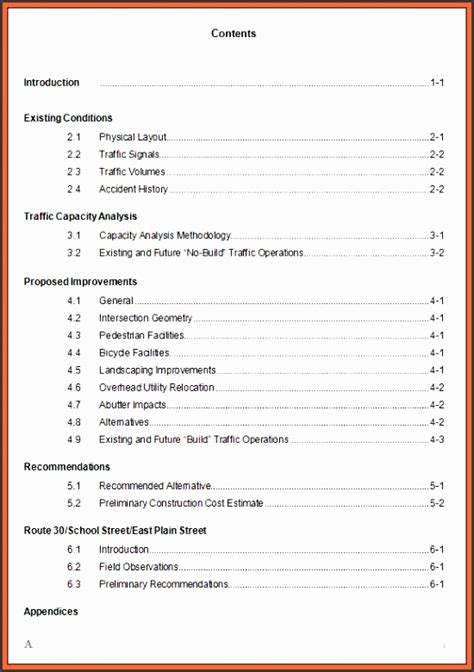 Students may also wish to check the following websites for information on apa. 7 Table Of Contents Sample - SampleTemplatess ...