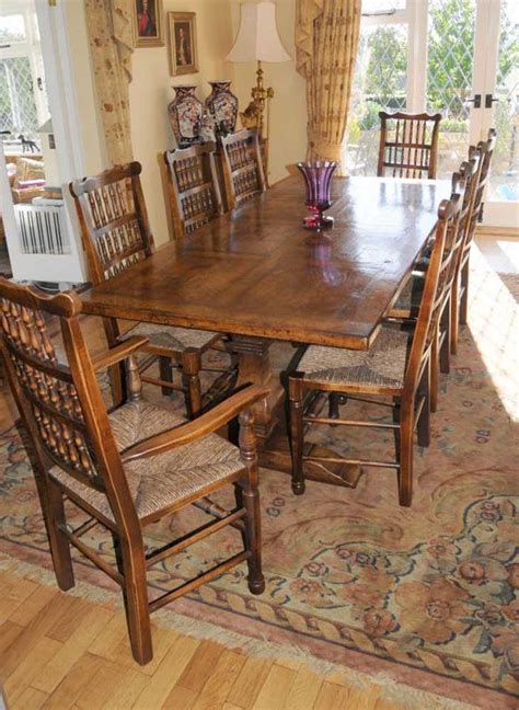 More buying choices $326.41 (2 new offers) Farmhouse Kitchen Refectory Table Spindleback Chair Set Dining