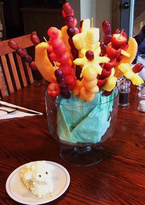 My 2010 edible arrangements knockoff for easter. homemade edible arrangement (With images) | Edible arrangements, Food and drink