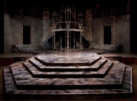 Hamlet Explore Imagined Spaces Set Design Theatre Stage