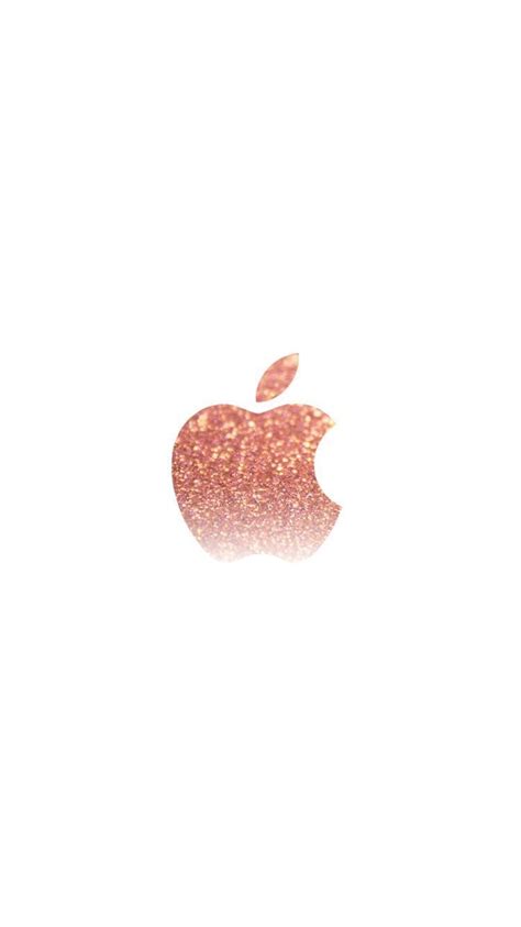 Rose Gold Cute Apple Logo Wallpaper Download Hd Apple Logo Wallpapers