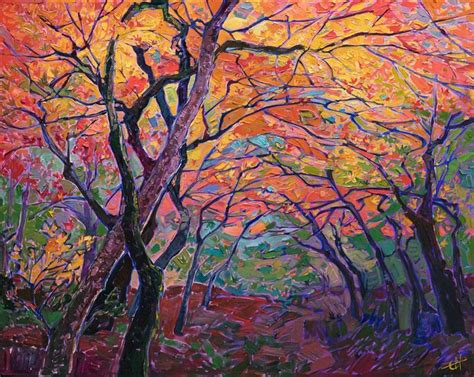 Autumn Fall Colors Painted By Modern Impressionist Erin Hanson