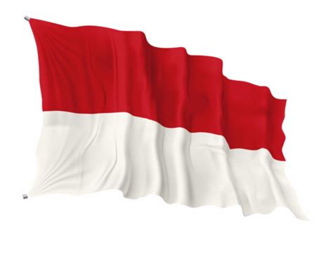 Bendera Indonesia Merah Putih Monaco Flag Png Transparent Png