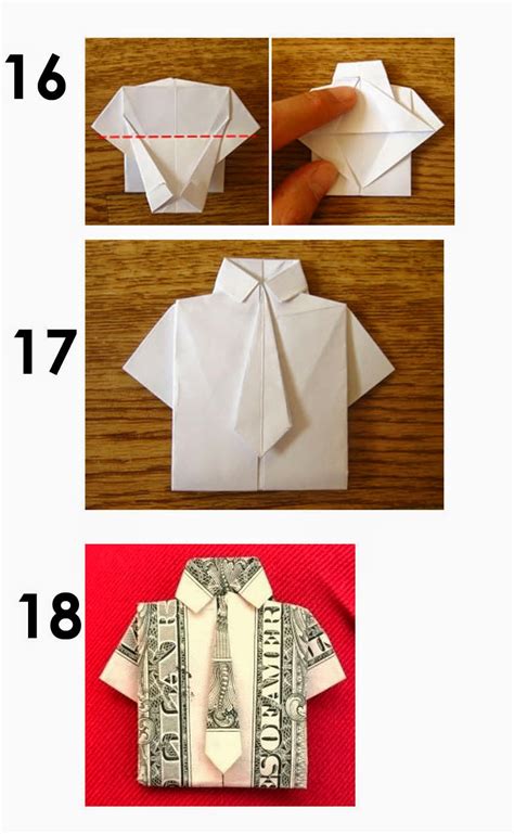 Money Shirt Origami Paper Origami Guide
