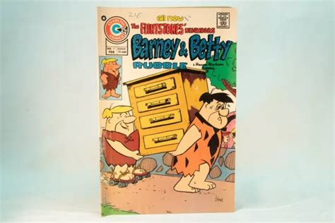 The Flintstones Neighbors Barney And Betty Rubble Comic 11 Charlton 1975 420 Picclick
