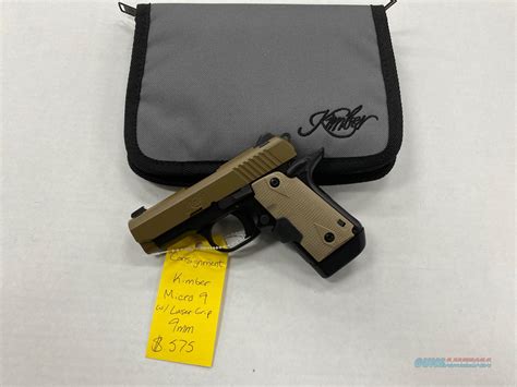 Used Kimber Micro 9 9mm W Laser Gr For Sale At