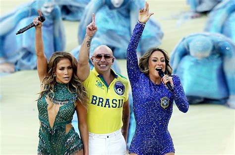 Jennifer Lopez Pitbull Perform At World Cup Opening Ceremony Video