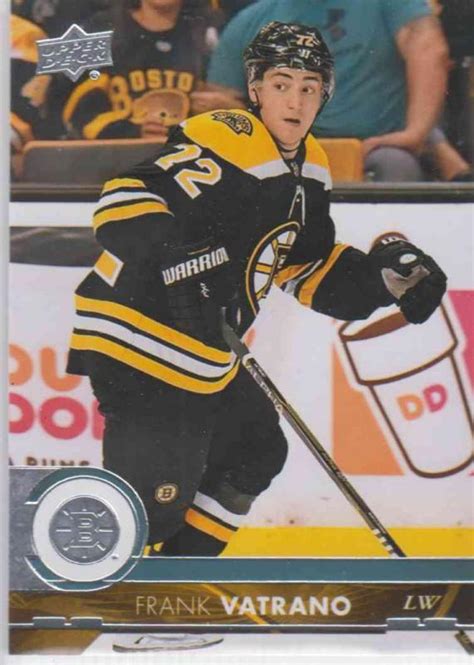 Frank Vatrano Boston Bruins 2017 2018 Upper Deck S2 269