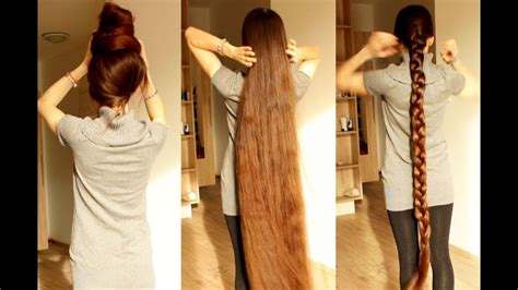 Long length hair is the best fit to this braided hairstyle. GROW VERY LONG HAIR / THE LONGEST HAIR OF YOUTUBE / SUPER ...