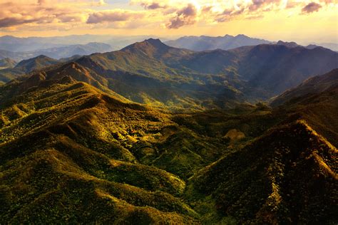 Aerial View Of Beautiful Mountain Range By Salawin Chanthapan 500px