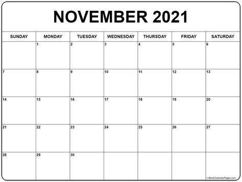 The calendar can be a great resource for your home, office, church, business, homeschooling and classroom. November 2019 calendar * November 2019 calendar printable