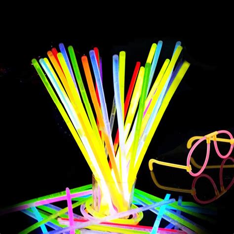 100 Pcs Light Stick Christmas Party Neon Glowstick Kids Funny Glow