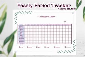 Period Tracker Menstrual Cycle Chart Period Calendar Etsy