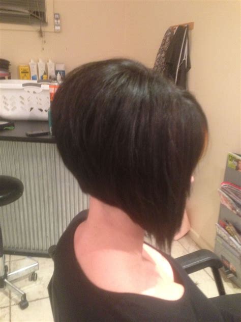 Classic Concave Bob Concave Hairstyle Concave Bob Stacked Bob