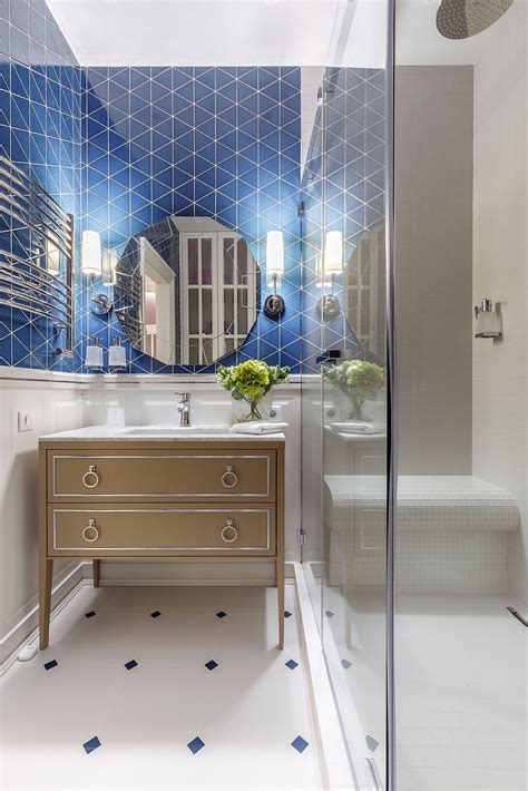 42 Blue And White Bathroom Ideas Daniafreaks