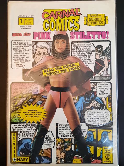 Carnal Comics Presents Sordid Stories With The Pink Stiletto Adults Only Comic Books