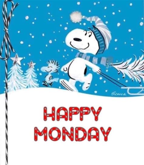 Happy Monday Good Morning Snoopy Snoopy Christmas Snoopy Images