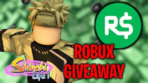 Giveaway Shinobi Life Clip Competition Massive Robux Giveaway K Subs Special Youtube