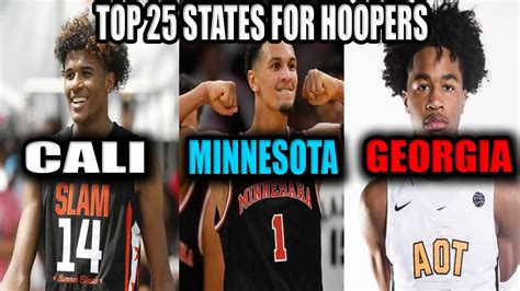 The Top 25 States For High School Basketball Players Big Win Sports