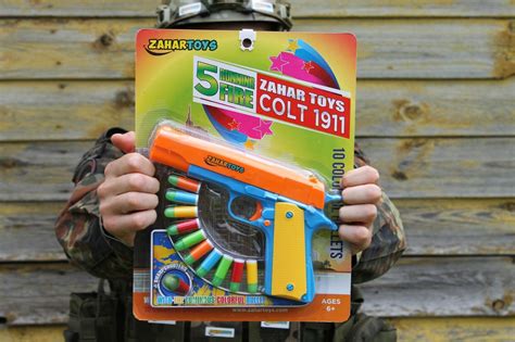 Zahar Toys Colt 1911 Toy Gun With Ejecting Magazine And 10 Foam Bullets 701098351233 Ebay