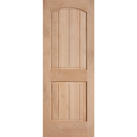 Sa002v 2 Panel Arch Top V Groove Door El And El Wood Products