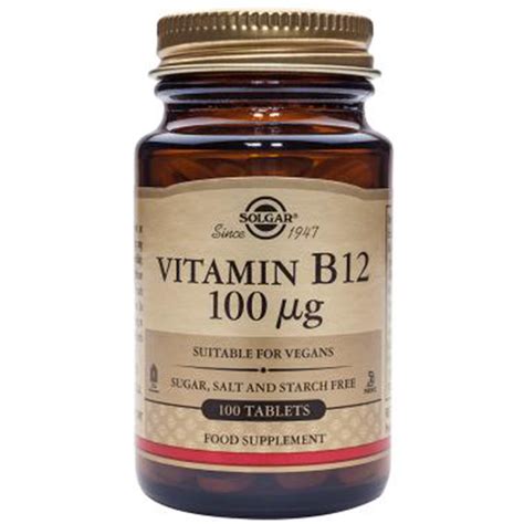 Solgar Vitamin B12 100ug 100 Tablets Ebay