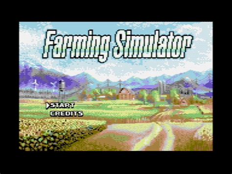 Rushing Pixel Farming Simulator C64 Edition