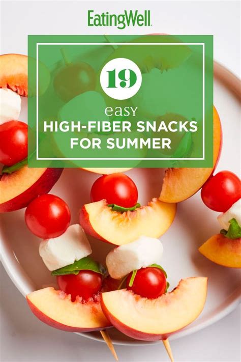 This easy snack gets its fiber from three superfoods: 19 Easy High-Fiber Snacks for Summer | High fiber snacks ...
