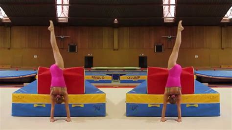 gymnastics cartwheel on the floor youtube