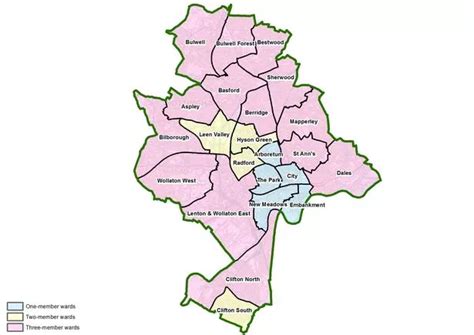 Plans Revealed To Change Almost Every Ward In Nottingham City
