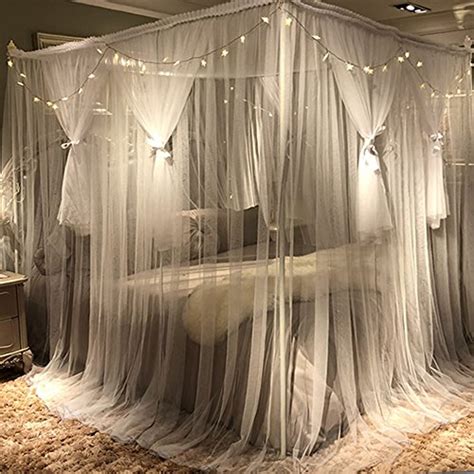 Twin Canopy Bed Curtains Canopy Bed Curtains Twin Or Full Size Sewing