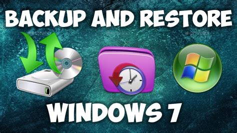 How To Backup And Restore Windows 7 Youtube