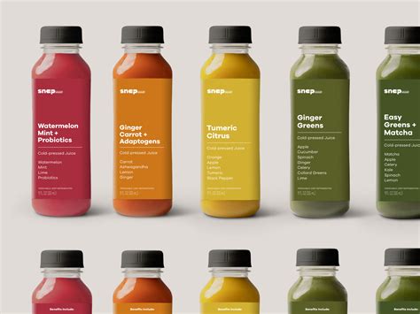Juice Label Designs By Brandon Termini For Handsome On Dribbble