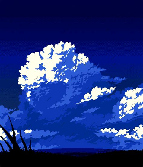 Cloud Pixel Art 