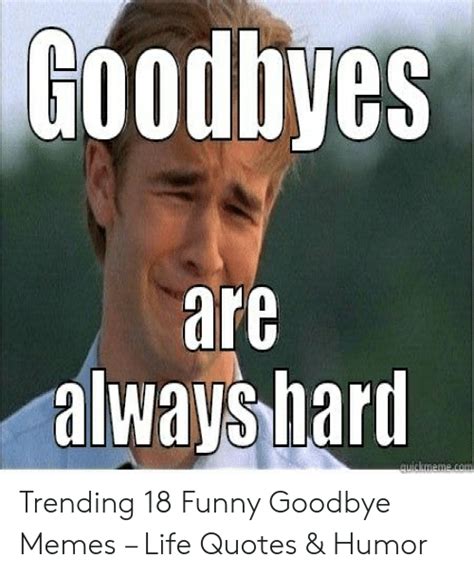 At memesmonkey.com find thousands of memes categorized into farewell memes. 25+ Best Memes About Funny Goodbye Memes | Funny Goodbye Memes