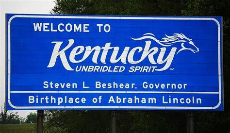 Kentucky Welcome Sign Brian Smith Flickr