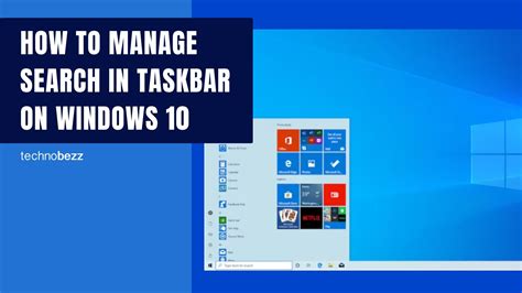 How To Manage Search In Taskbar On Windows 10