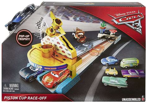 Disney Cars Cars 3 Piston Cup Race Off Playset